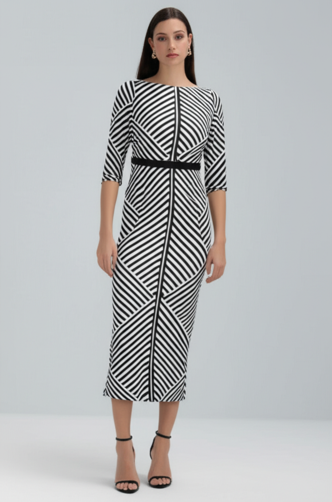 Geometric Print Dress
